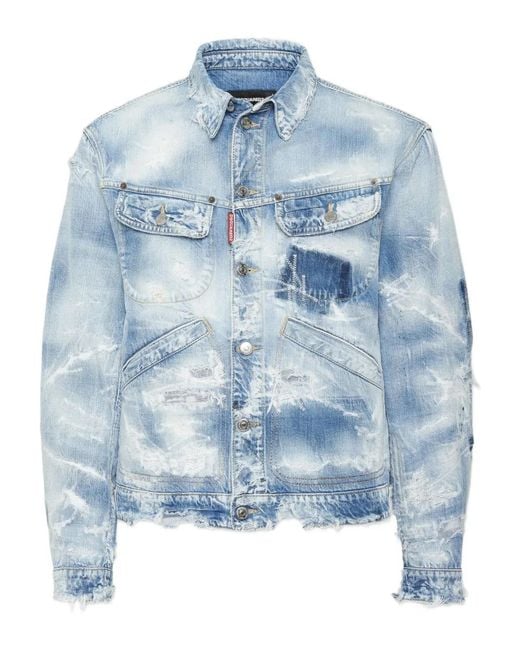 DSquared² Blue Denim Jacket for men