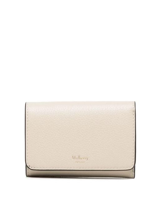 Mulberry Natural Continental Trifold Wallet