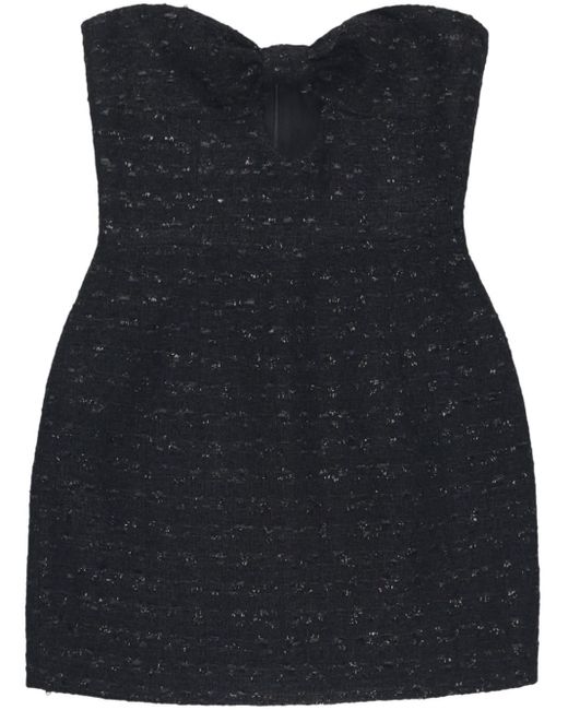 Zeynep Arcay Black Strapless Mini Dress