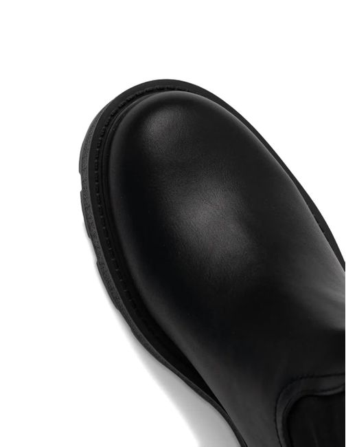 Guess Black Yannis 4G Logo-Pattern Boots