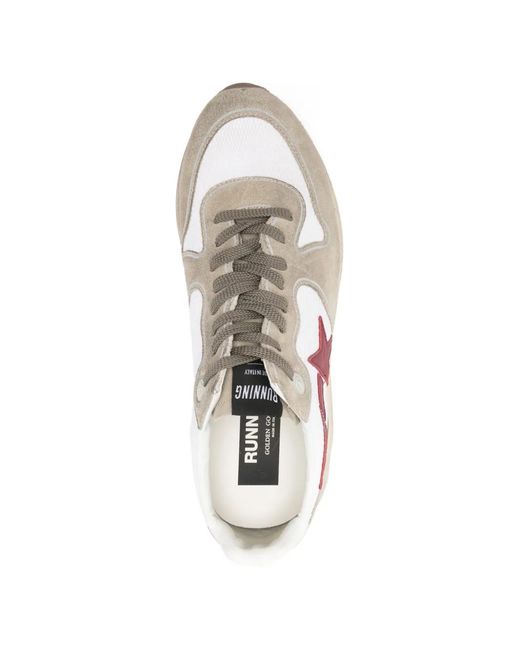 Golden Goose Deluxe Brand Pink Star-Appliqué Running-Sole Sneakers for men