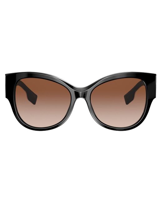 Burberry Black Oversized-Sonnenbrille