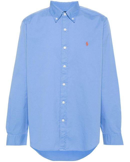 Polo Ralph Lauren Hemd mit Polo Pony in Blue für Herren