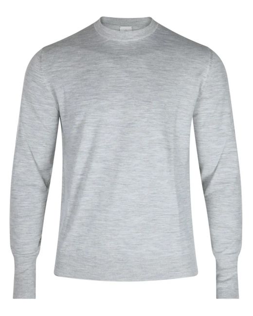 Eleventy Gray Wool Sweater for men