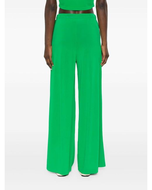 P.A.R.O.S.H. Green Knitted Straight-leg Trousers
