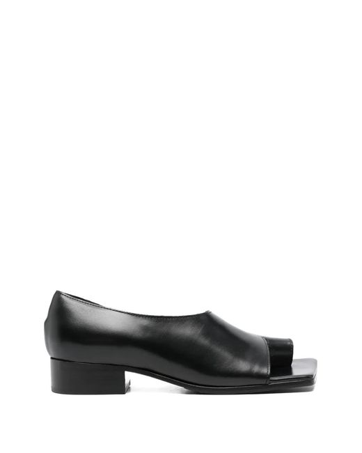 Junya Watanabe Black Open-Toe Sandals