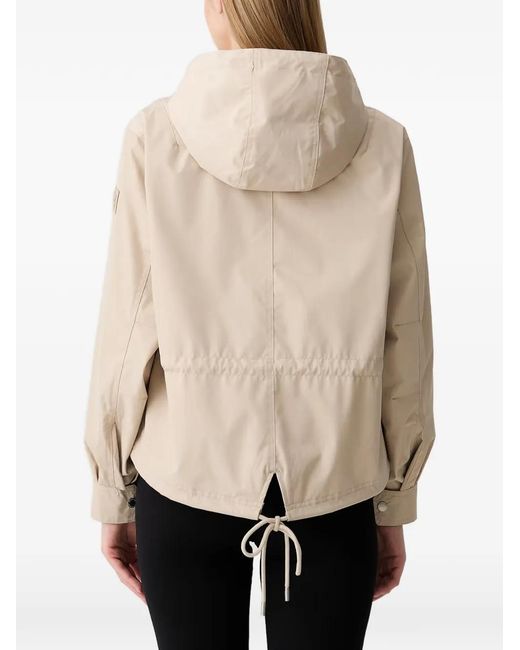DKNY Natural Hooded Drawstring Jacket