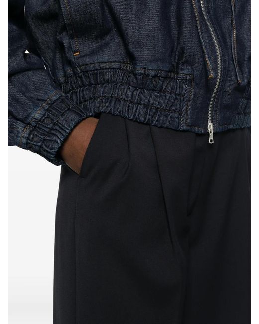 Filippa K Blue "Darcey" Wool Trousers