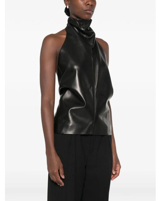 Khaite Black Rone Top