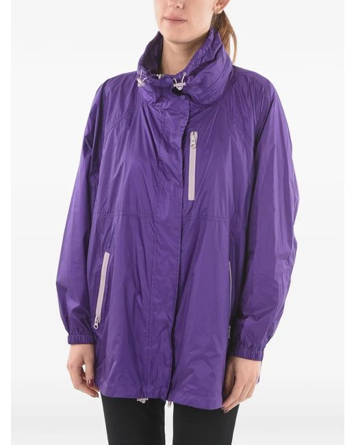 Woolrich Purple Dauphine Drawstring Jacket
