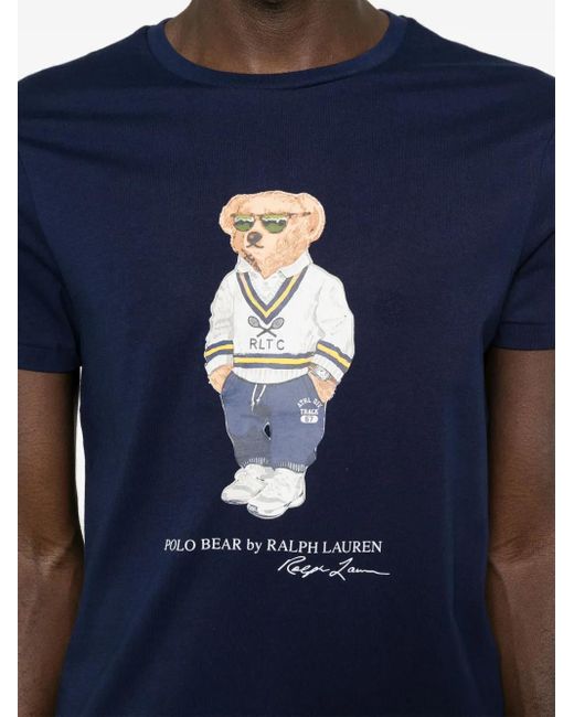 Camiseta de manga corta Polo Ralph Lauren de hombre de color Blue
