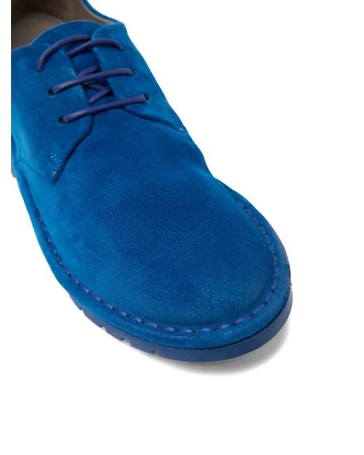 Marsèll Blue Sancrispa Alta Pomice Derby-Schuhe aus Wildleder