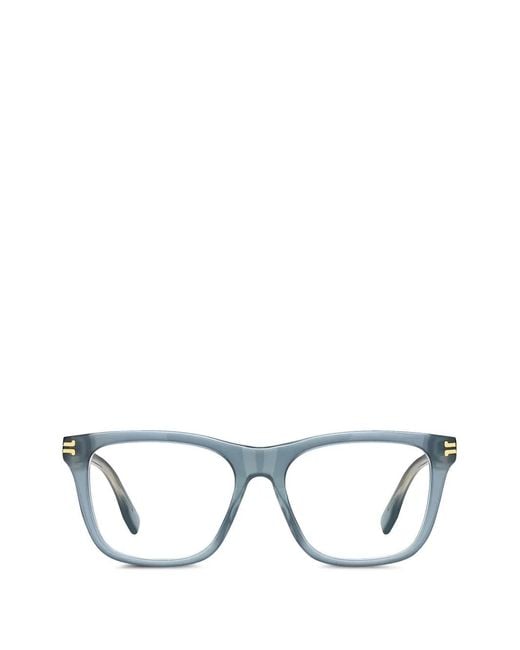 Marc Jacobs Blue Square-Frame Glasses
