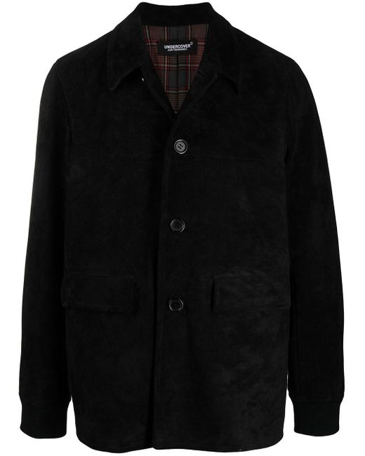 Undercover スエード スエード シャツジャケット カラー ブラック メンズ Lyst
