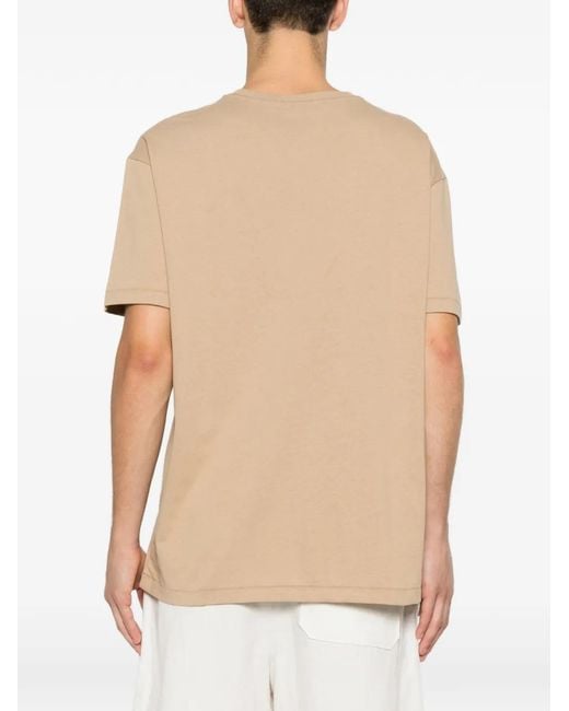 Polo Ralph Lauren Natural Logo-Embroidered T-Shirt for men