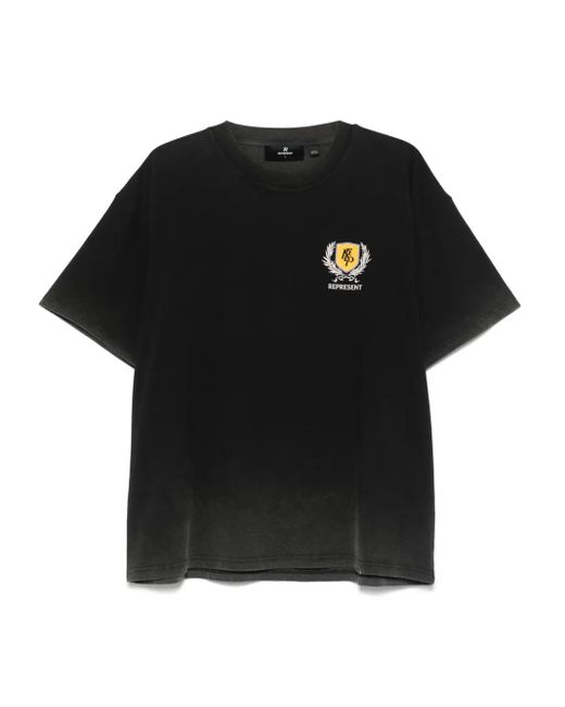 Represent Black Crest T-Shirt for men
