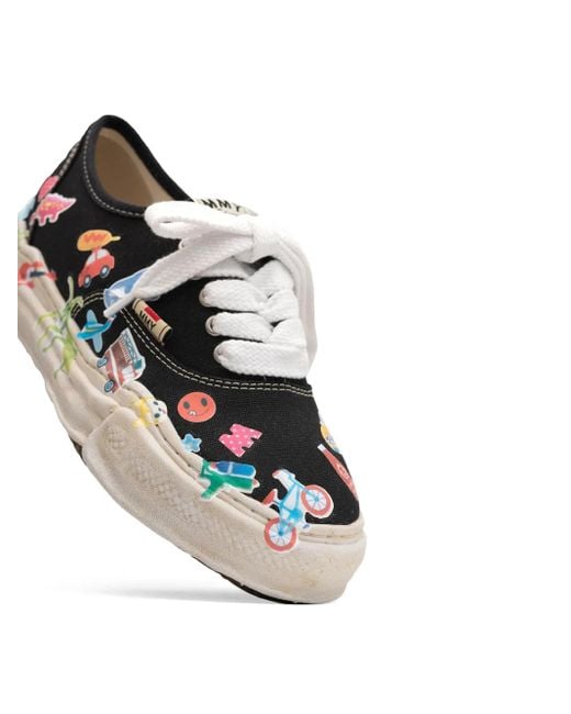 Maison Mihara Yasuhiro Black Baker Sneakers