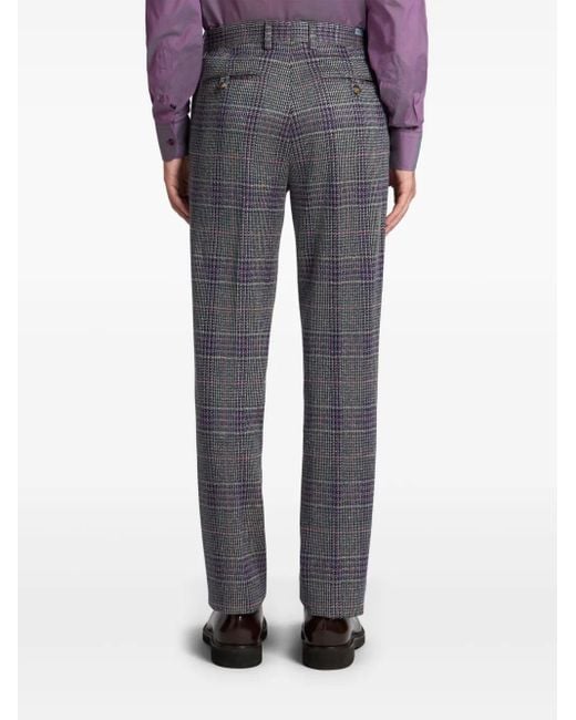 Etro Hose mit Karomuster in Gray für Herren