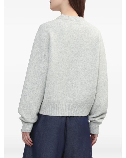 A Bathing Ape White Graphic Knit Jumper
