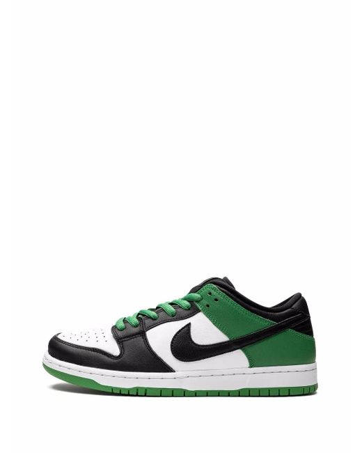 Nike Green Dunk Low Pro Sb "Classic" Sneakers