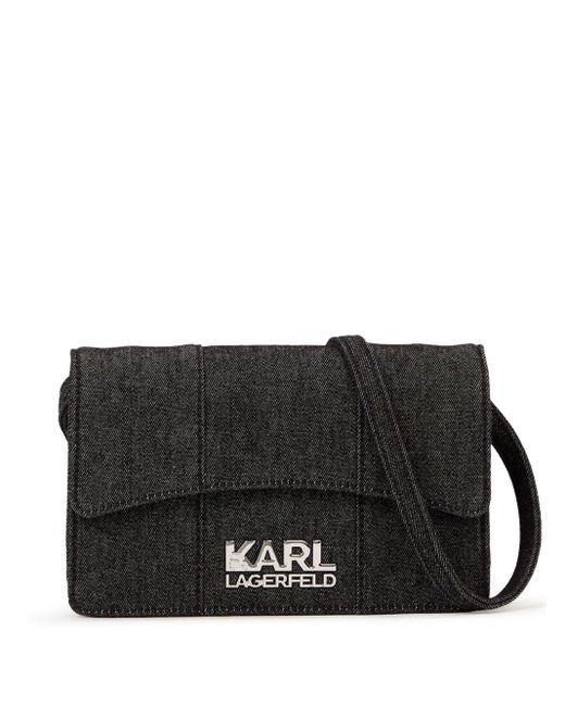 Karl Lagerfeld Black K/stone Cross Body Bag