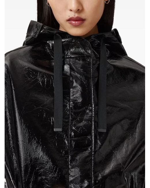 AllSaints Black Kelsie Shine Jacket