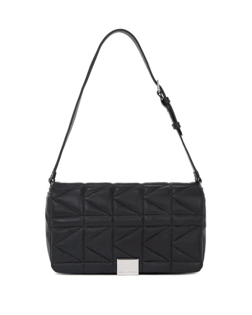 Karl Lagerfeld Black Mittelgroße K/Kuilt Schultertasche
