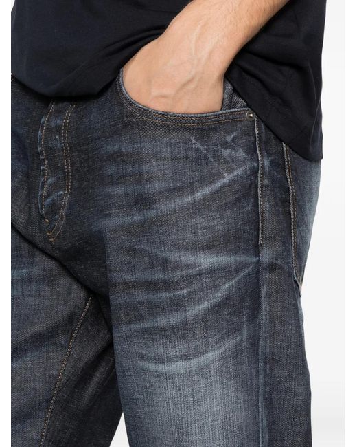 Dondup Gray Button-Fastening Jeans for men