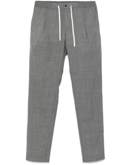 メンズ PT Torino テーパードパンツ Gray