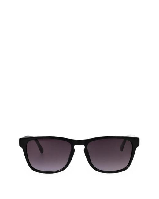 Calvin Klein Black Rectangle-Frame Sunglasses for men