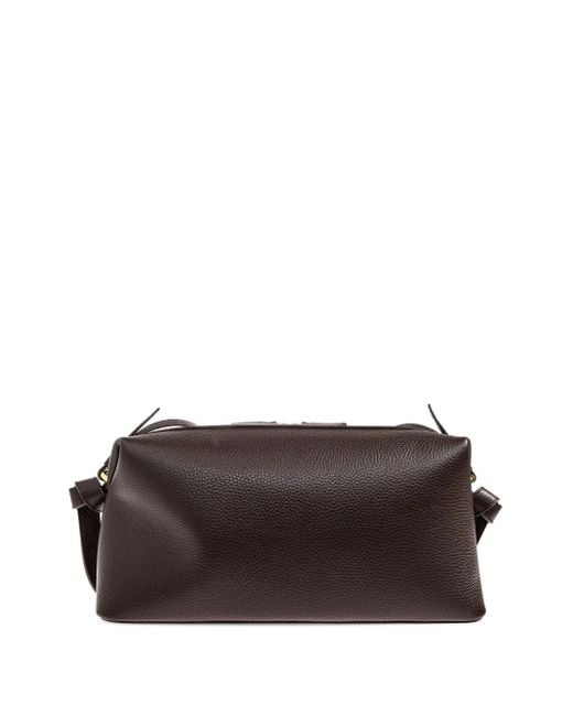 Yuzefi Brown Brioche Pouch Schultertasche