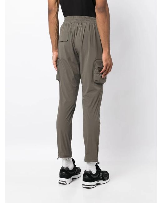 Represent Gray Drawstring-Waistband Track Pants for men