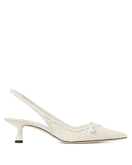 Escarpins Amita 45 Mm Jimmy Choo en coloris Natural