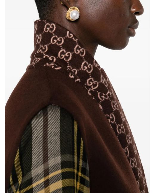 Gucci ノースリーブ ダブルコート Brown