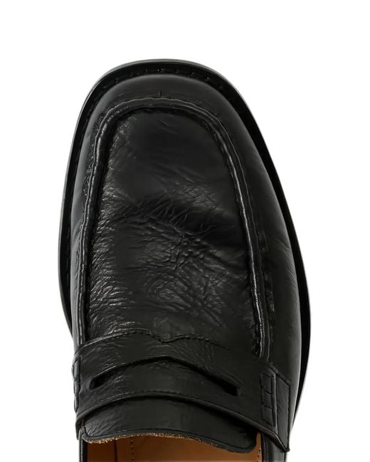 Our Legacy Black Light Calf Leather Loafers for men
