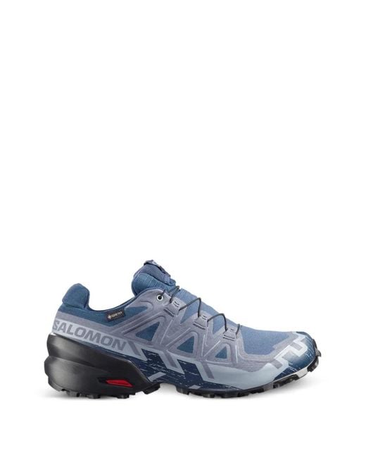 Salomon Blue Baskets À Empiècements Contrastants for men