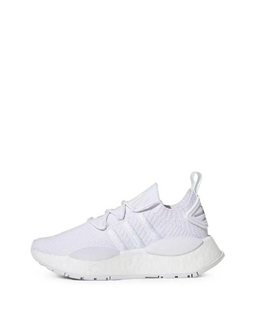 Adidas White Nmd W1 Sneakers