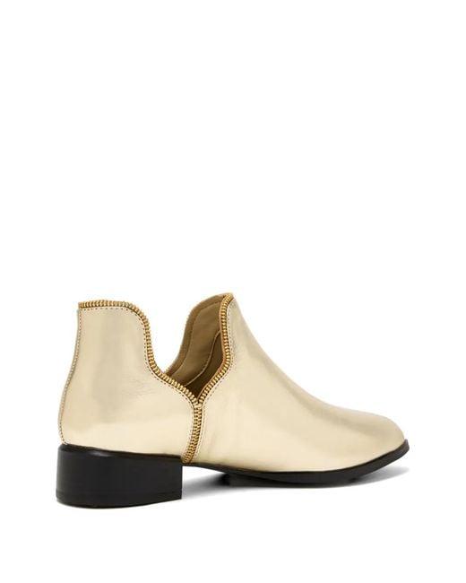 Senso White Bailey Zip Ankle Boots