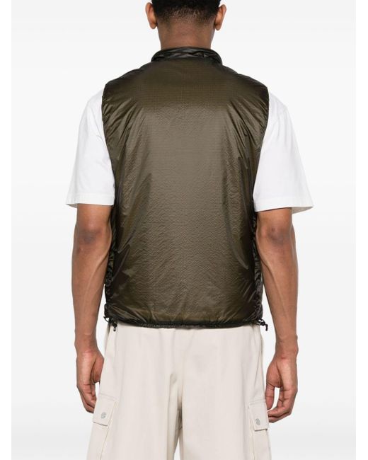 C P Company Green Nada Shell Lens-detail Vest for men