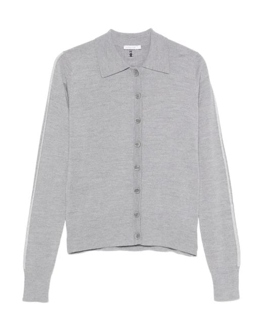 Patrizia Pepe カラーディテール カーディガン Gray