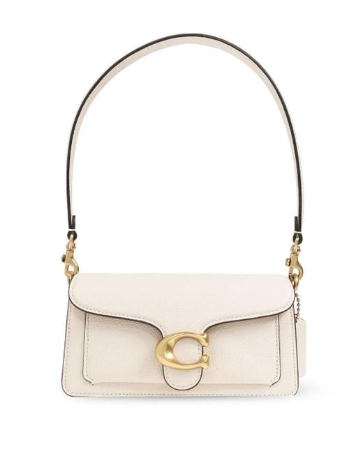 COACH White Tabby Schultertasche 20Cm