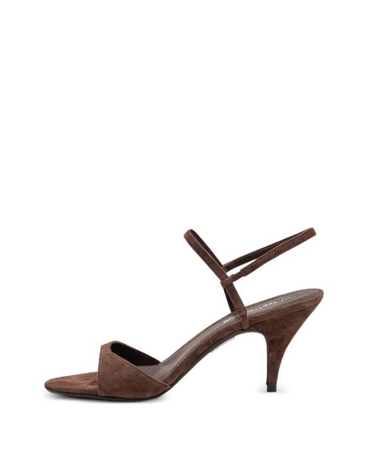Jeffrey Campbell Brown Calla Suede Sandals