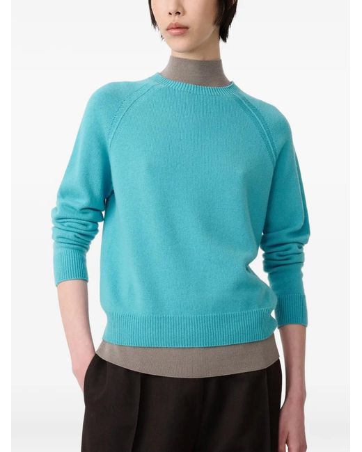 Studio Nicholson Blue Loenne Seamless Sweater