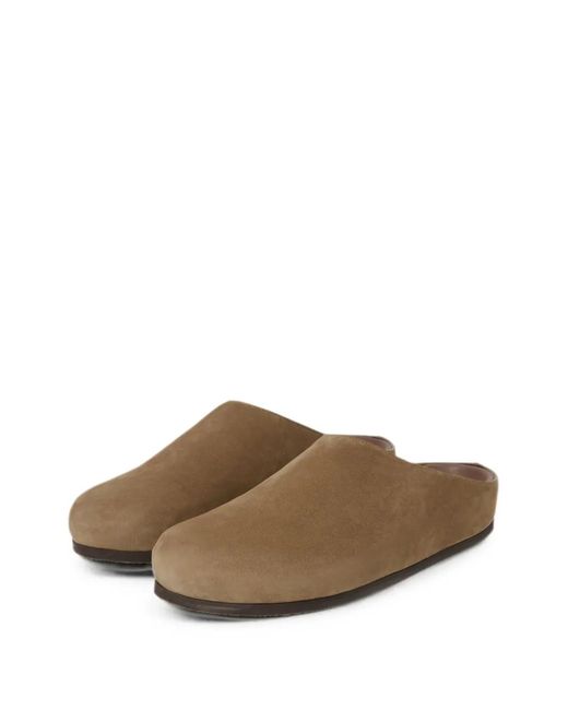 Studio Nicholson Brown Round-Toe Sandals for men