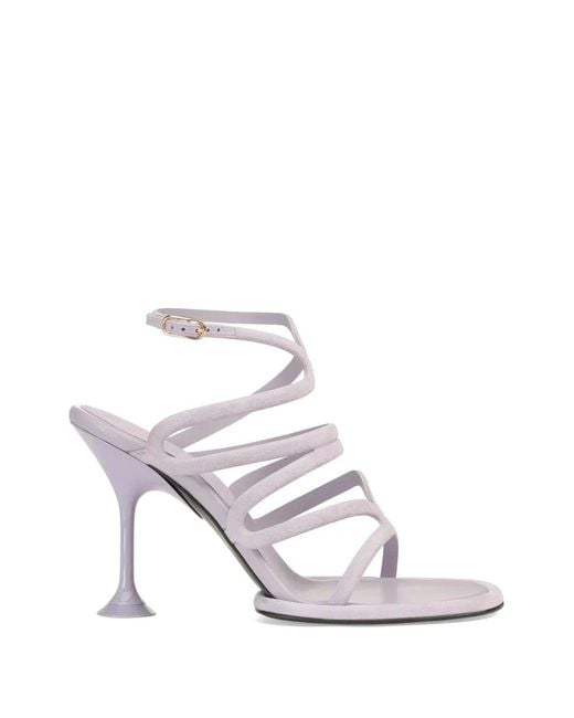 Sergio Rossi White Sonic Sandals