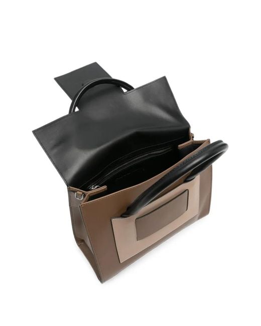 Pierre Hardy Black Alpha Color-Block Tote Bag