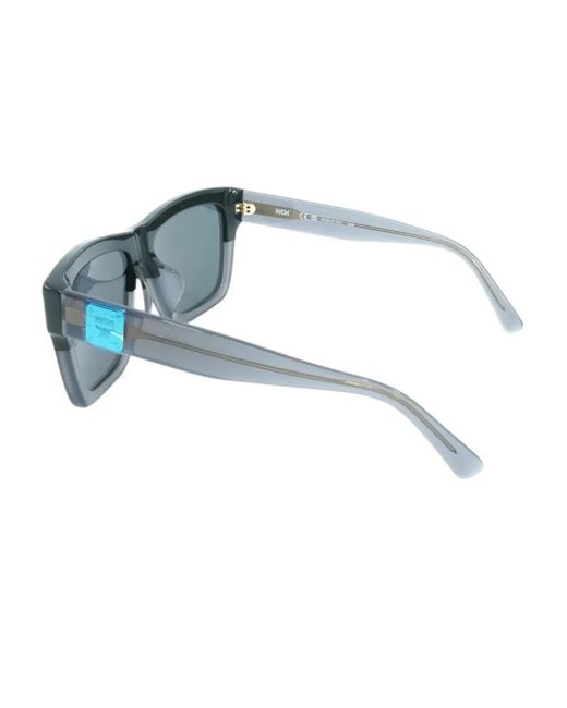 MCM Blue Logo Square Sunglasses for men