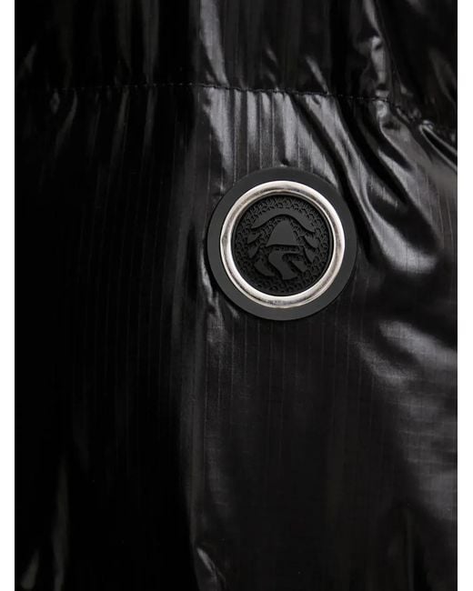 Sportalm Black Puffer-Style Quilted Coat