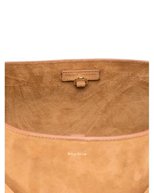Coperni Brown Technical Twill Logo Raincoat
