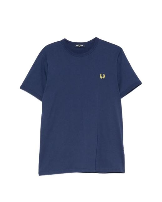 Fred Perry Blue Ringer T-Shirt for men